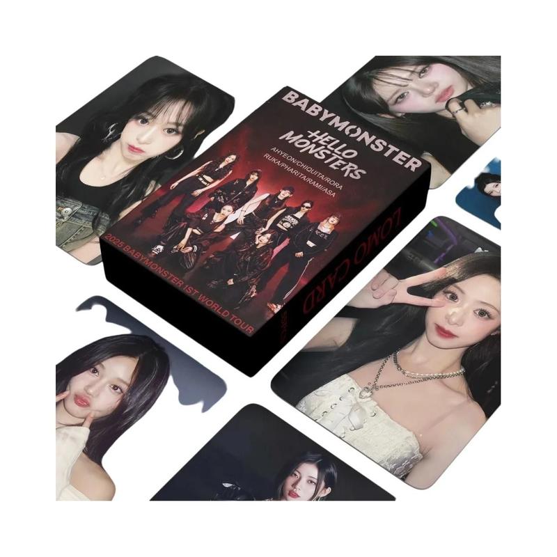 Kpop Babymonster 55 Unidades / Conjunto Ahyeon Lomo Cartão Postal